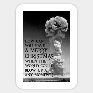 Nuclear Christmas Sticker